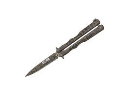 Albainox 02281 Rainblack Laser Nóż Motylkowy Balisong Stalowy