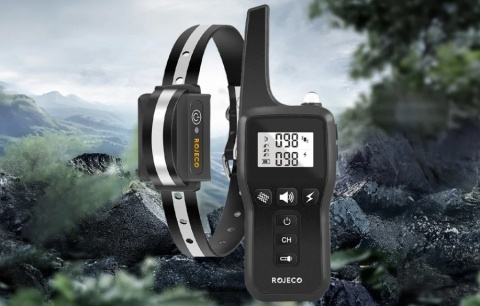 Obroża antyszczekowa ROJECO PD529 1000m (czarna)