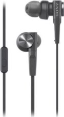 Słuchawki przewodowe douszne Jack 3,5 mm Sony MDR-XB55APB czarne