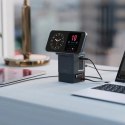 Stacja ładująca SBS Power Dock 6w1 z MagSafe, podstawką i kablami USB-C 65W - czarna