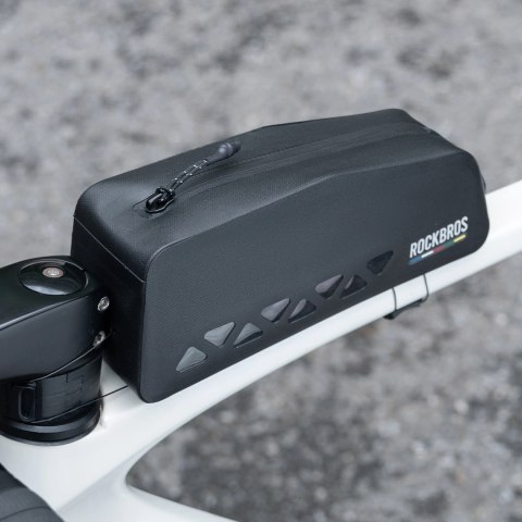 Torba rowerowa Rockbros ROAD TO SKY AS-142 na ramę wodoodporna 1L - czarna