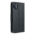 Etui z klapką na Samsung A7 2018 (A750) Fancy Book czarne