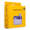 Słuchawki bezprzewodowe douszne Realme Buds T200 fioletowe
