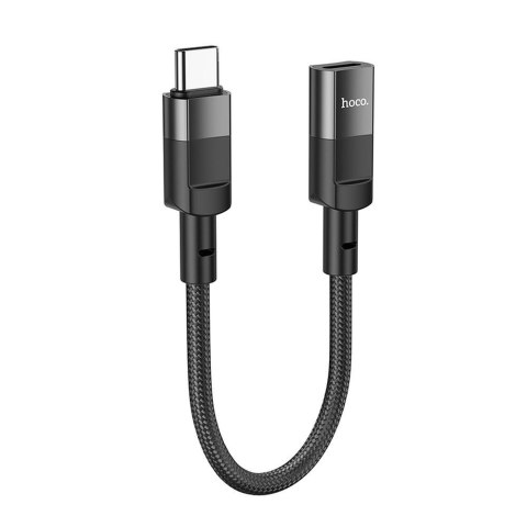 Adapter OTG USB C do Lightning Hoco 3A 0,1 m U107 czarny
