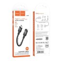 Adapter OTG USB C do Lightning Hoco 3A 0,1 m U107 czarny