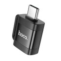Adapter OTG USB C do USB A Hoco 3A UA31C czarny