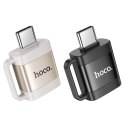 Adapter OTG USB C do USB A Hoco 3A UA31C czarny