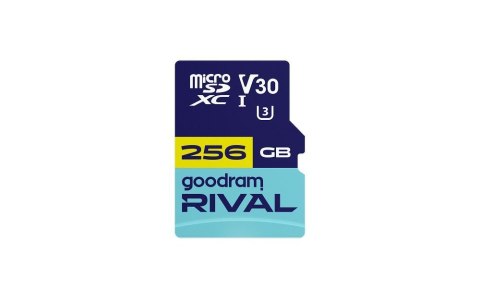 GOODRAM RIVAL Karta pamięci microSD 256GB 100MB/s class 10 UHS-I U3 V30 z adapterem SD