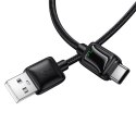 Kabel USB A do USB C Hoco 3A 1,2 m z LCD U146 czarny