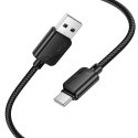 Kabel USB A do USB C Hoco 3A 1 m X113 czarny