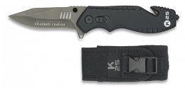 Nóż K25 19801 Tactical Black Aluminium