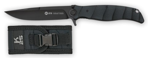 Nóż K25 25014 Tactical Black G10 Liner Lock 260 mm