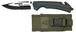 Nóż K25 25235 Tactical Green G10 Serr Liner Lock 203 mm
