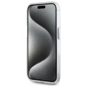 Etui Karl Lagerfeld IML Metal Karl&Choupette Head MagSafe na iPhone 15 Pro - białe