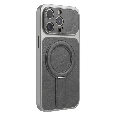 Nakładka Luxgrip Mag do iPhone 15 Pro 6,1" szara