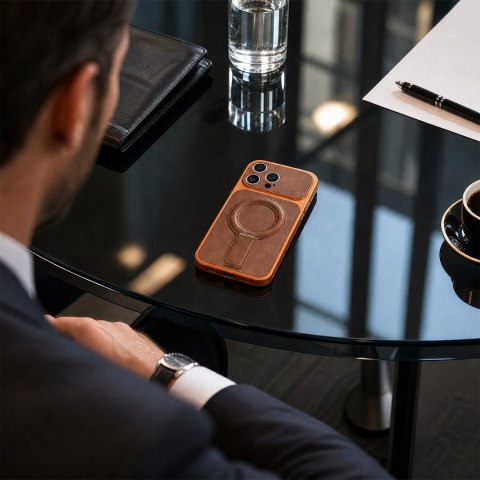 Nakładka Luxgrip Mag do iPhone 16 6,1" pomarańczowa