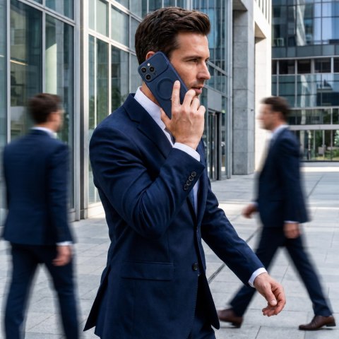 Nakładka Luxgrip Mag do iPhone 16 Pro Max 6,9" ciemnoniebieska