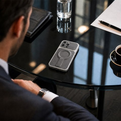 Nakładka Luxgrip Mag do iPhone 16 Pro Max 6,9" szara