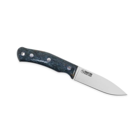 Casström No.10 SFK Stabilised Curly Birch Ocean 14C28N Nóż Bushcraft Myśliwski
