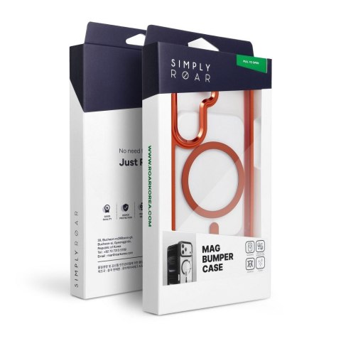 ROAR futerał MAG BUMPER kompatybilny z MagSafe do SAMSUNG A37 biały