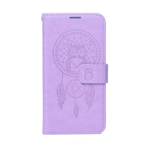 Etui z klapką na Samsung A56 5G Mezzo Book łapacz snów fioletowe