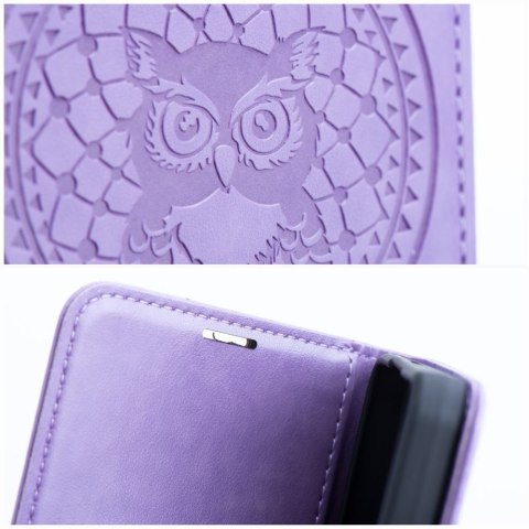 Etui z klapką na Samsung A56 5G Mezzo Book łapacz snów fioletowe