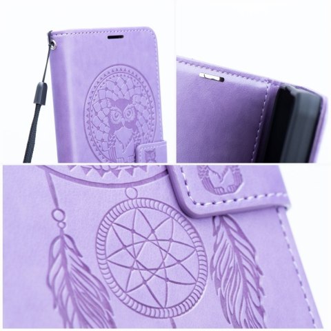 Etui z klapką na Samsung A56 5G Mezzo Book łapacz snów fioletowe