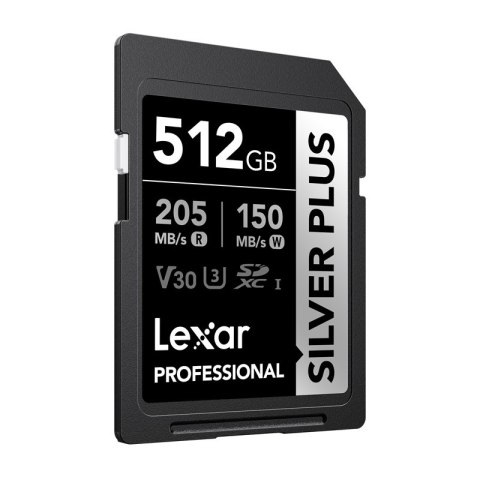 Karta pamięci Lexar Professional SILVER PLUS SDXC 512GB
