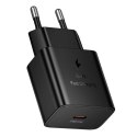 Ładowarka sieciowa do telefonu Hoco USB C QC PD 25W N76 czarna