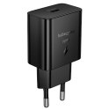 Ładowarka sieciowa do telefonu Hoco USB C QC PD 25W N76 czarna