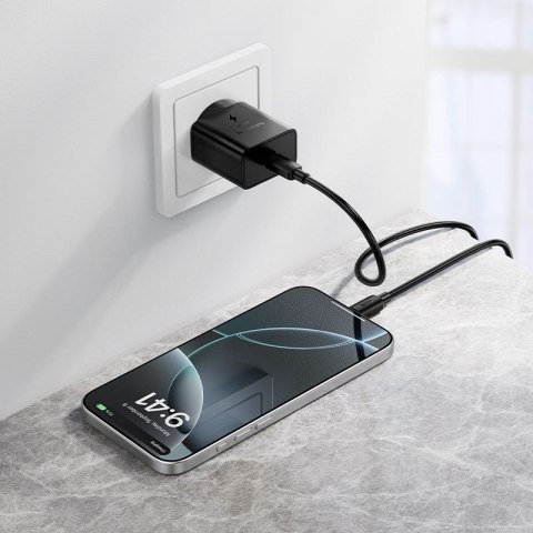 Ładowarka sieciowa do telefonu Hoco USB C QC PD 25W N76 czarna