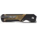 Nóż składany Kizer Militaw Black G10 / Yellow PEI, Satin 154CM by Jonathan Styles (V3634C1)