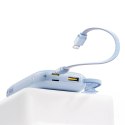 Powerbank Baseus EnerFill FC21 Qpow 3 Ultra 10000mAh 45W z odłączanym kablem USB-C/Lightning - niebieski