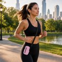 Wielofunkcyjna torebka sportowa 2in1 różowa