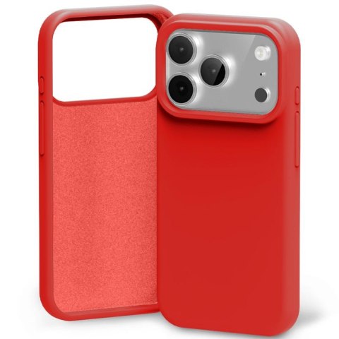 Etui Mercury Silicone do iPhone 17 Pro / 18 Pro czerwony