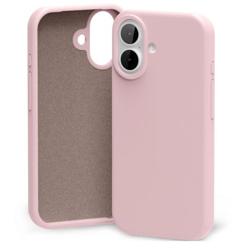 Etui Mercury Silicone do iPhone 17 różowo-piaskowy