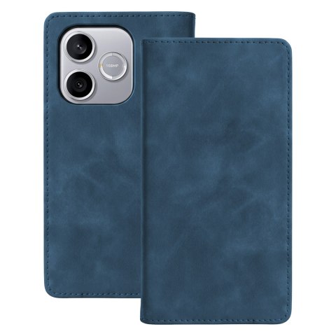 Etui Smart Suede do Honor 600 lite granatowe