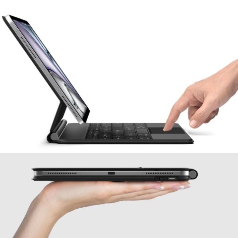 Etui Tech-Protect Smartcase Magnetic z klawiaturą na iPad Pro 12.9" (2020 /2021/2022) / 13" (2024/2025/2026) - czarne