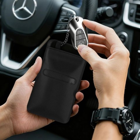 Etui antykradzieżowe Tech-Protect KLR400 na klucze samochodowe - czarne