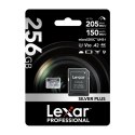 Karta pamięci Lexar High-Performance Silver Plus microSDXC 256GB + adapter