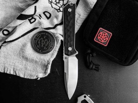 Böker Kiboku Richlite RWL34 Black Nóż EDC Solingen