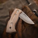 Helle Berget Micarta 12C27 Nóż Składany EDC Backlock