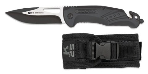 Nóż K25 25008 Tactical Black Aluminium
