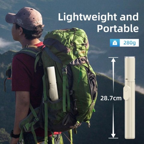 Selfie Stick Tech-Protect L09S z tripodem - beżowy