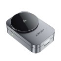 Stacja ładująca Acefast E22 3w1 bezprzewodowa indukcyjna kompatybilna z MagSafe - szara