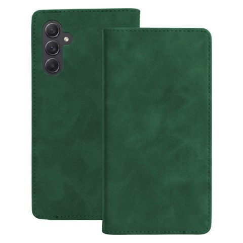 Etui Smart Suede do Samsung Galaxy A14 4G zielone