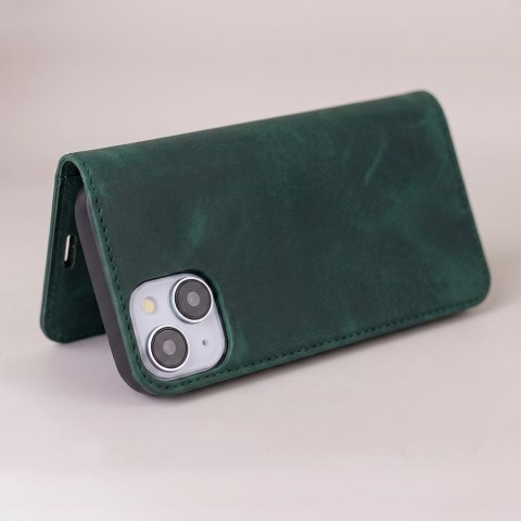 Etui Smart Suede do Samsung Galaxy A56 5G zielone