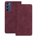 Etui Smart Suede do Samsung Galaxy S20 FE / S20 Lite / S20 FE 5G bordowe