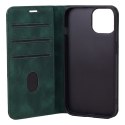 Etui Smart Suede do Samsung Galaxy S24 zielone
