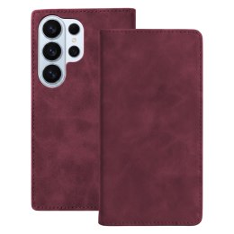 Etui Smart Suede do Samsung Galaxy S26 Ultra bordowe